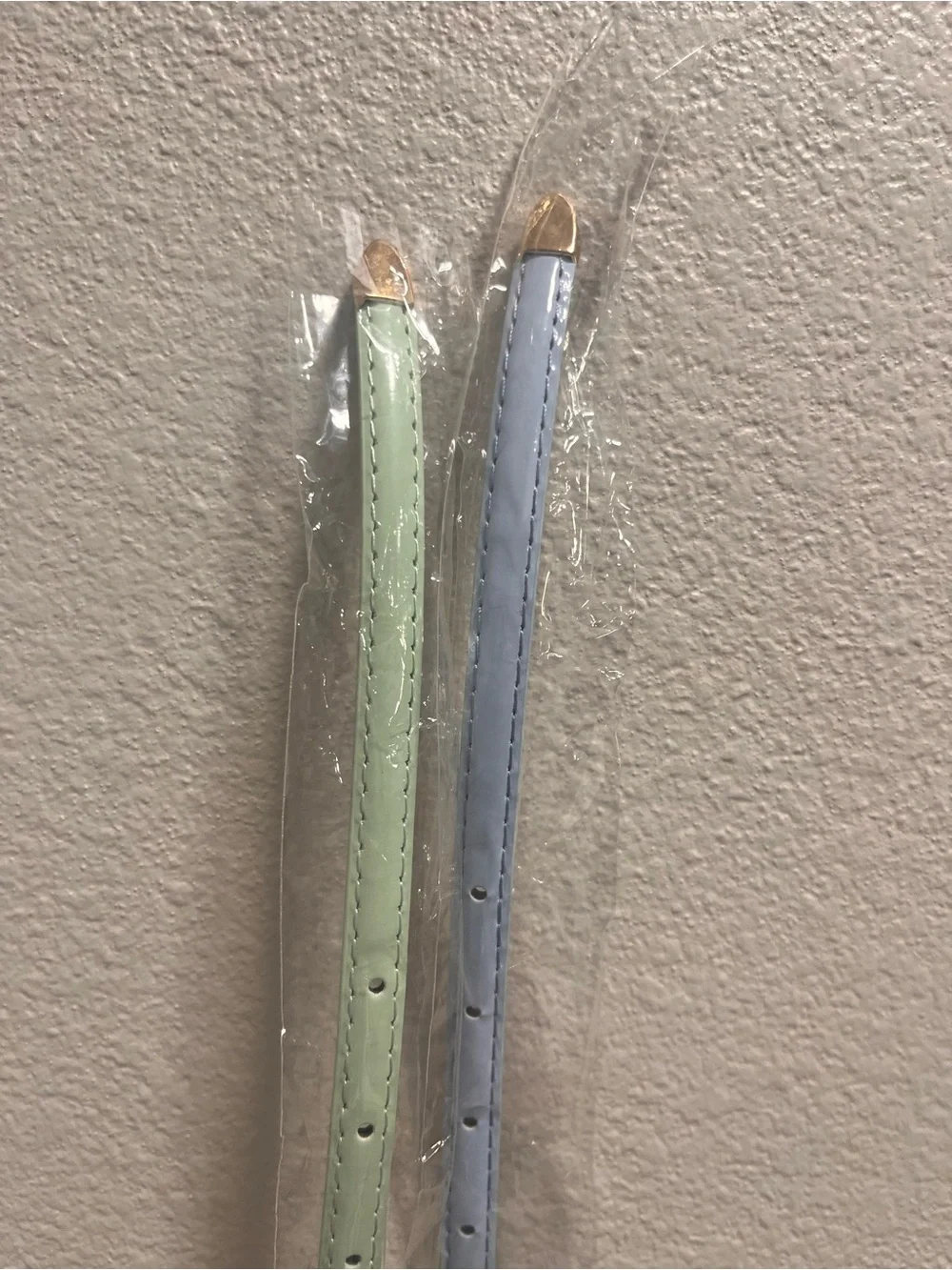 Girl Belts in Mint Green and Light Blue